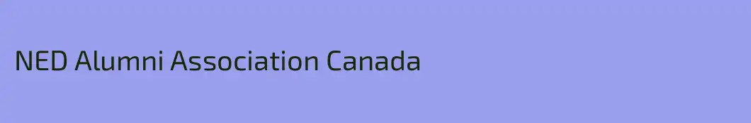 NED Alumni Association Canada